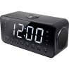 Radio-réveil avec haut-parleur stéréo FM/AM Noir MUSE - M-192CR
