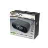 Radio-réveil Pll Double Alarme Noir MUSE - M-10CR