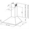 Hotte décorative Valia Murale 370 m3/h Inox FABER - 5605618
