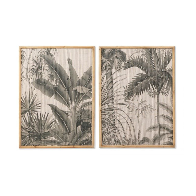 TABLEAU BOIS BAMBOU  60X3,5X80 PALMIER