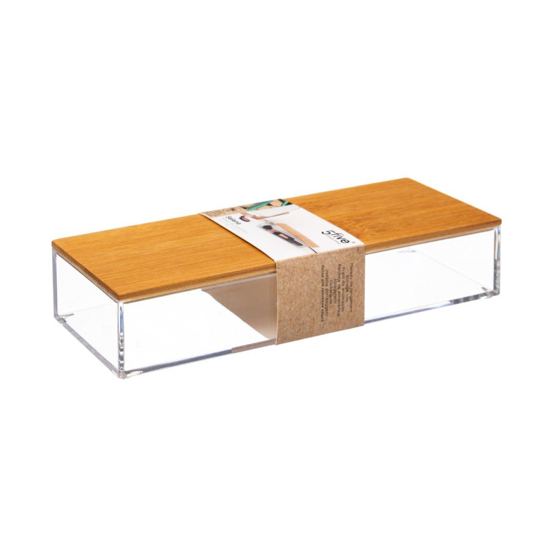 BOITE RECTANGLE GRAND MODELE SELENA BAMBOU
