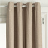 Rideau de salon occultant 8 Œillets 140x260 cm Beige ATMOSPHERA - 172435D