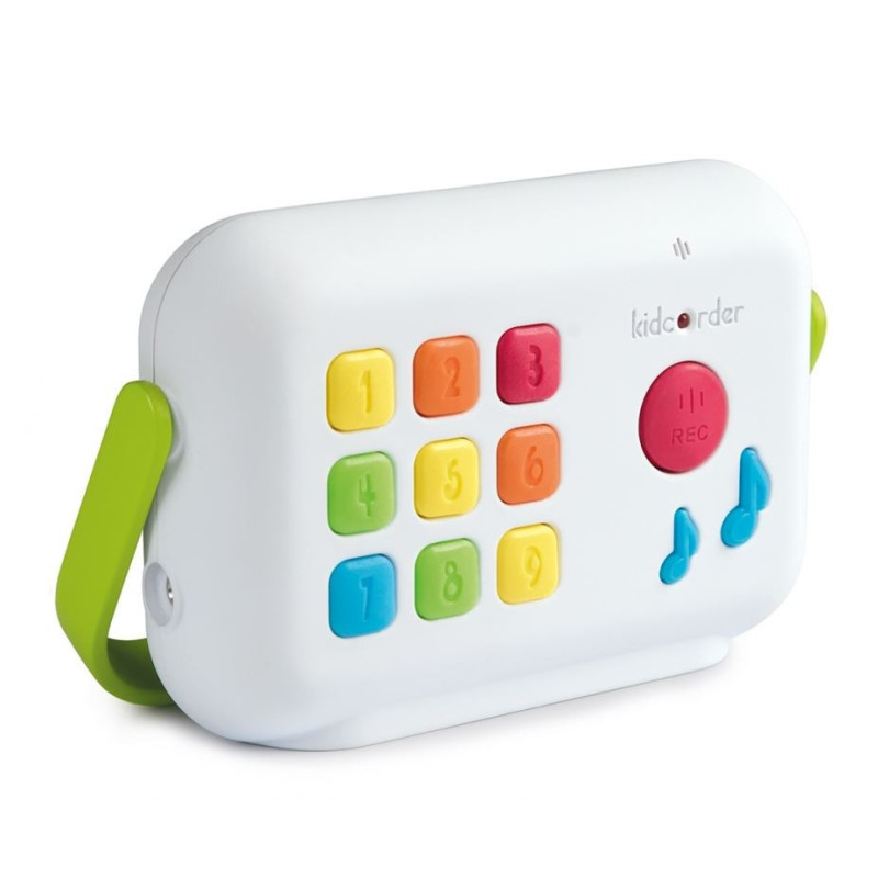 Lecteur Enregistreur Kidcorder Blanc SMOBY - Dès 12 mois