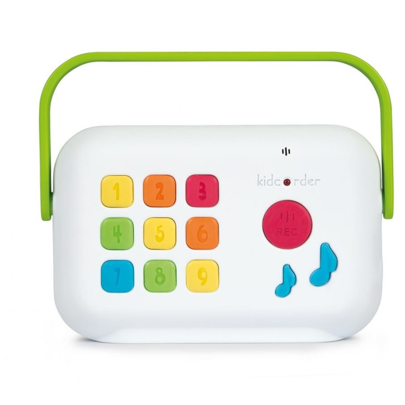 Lecteur Enregistreur Kidcorder Blanc SMOBY - Dès 12 mois
