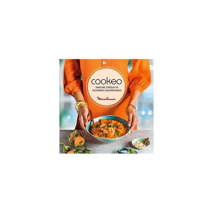 Livre de Cuisine Recette Créole au Cookeo Multicolore MOULINEX