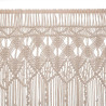 Rideau fil en macramé Ecru 90 x 200 cm ATMOSPHERA - 163916