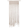 Rideau fil en macramé Ecru 90 x 200 cm ATMOSPHERA - 163916