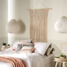 Rideau fil en macramé Ecru 90 x 200 cm ATMOSPHERA - 163916