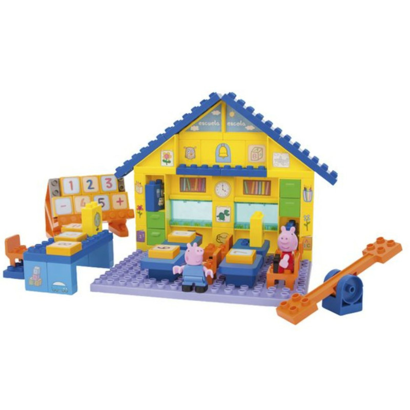 Big Bloxx Peppa Pig Peppa's School - SMOBY - Dès 18 mois
