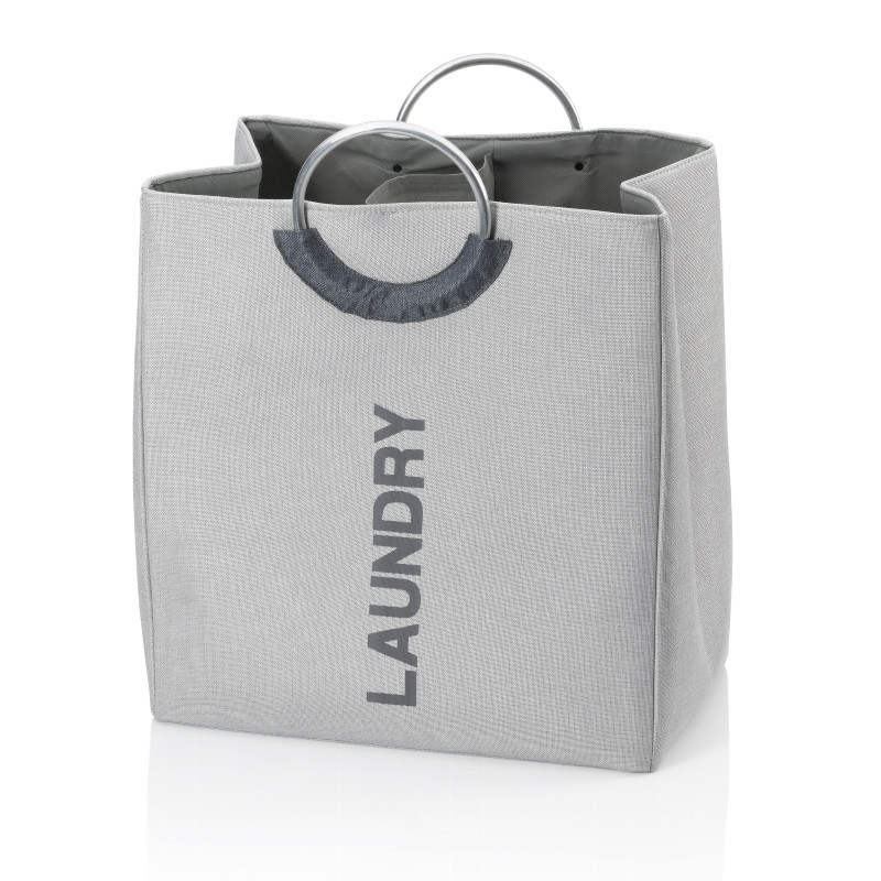 PANIER A LINGE PALMA GRIS