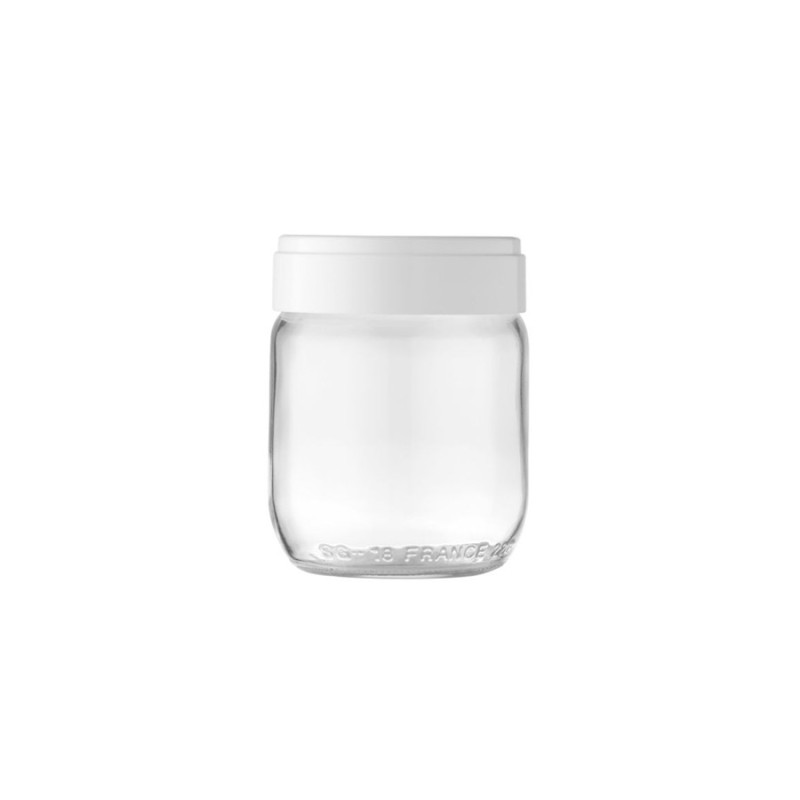 Lot de 9 Pots Yaourtières en verre 18 cl Transparent LAGRANGE - 430301