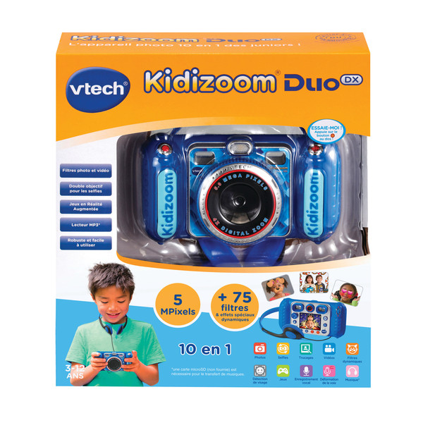 Appareil photo enfant Kidizoom Duo DX bleu VTECH - Dès 3 ans
