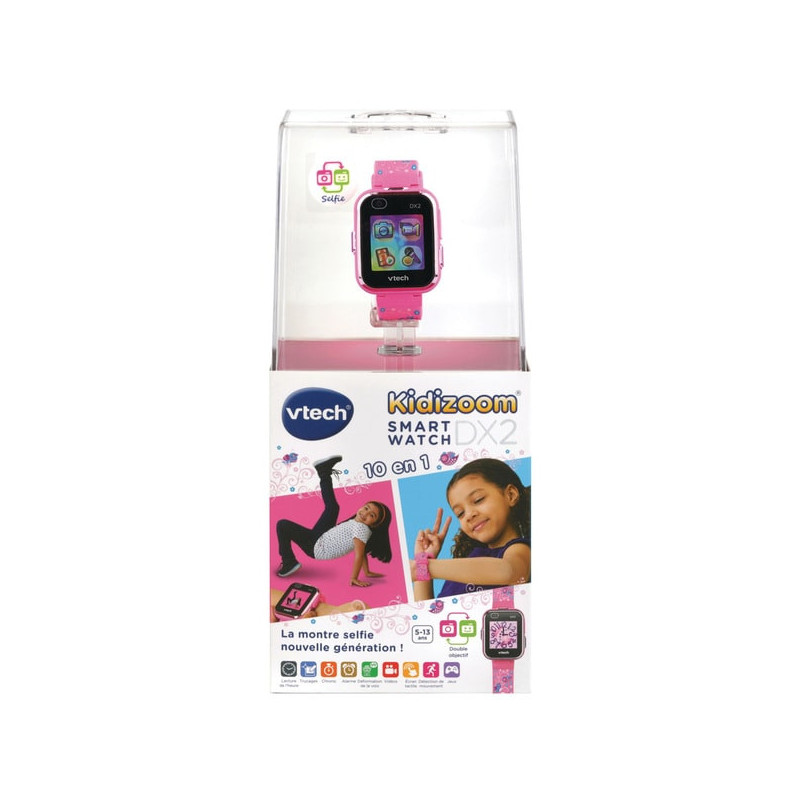 Kidizoom Smartwatch Connect DX2 rose VTECH - Dès 5 ans