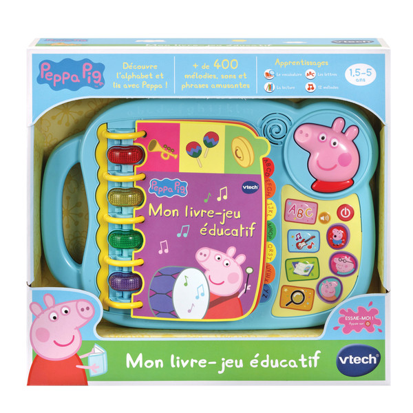 Peppa Pig Livre-jeu Educatif VTECH - Dès 18 mois 