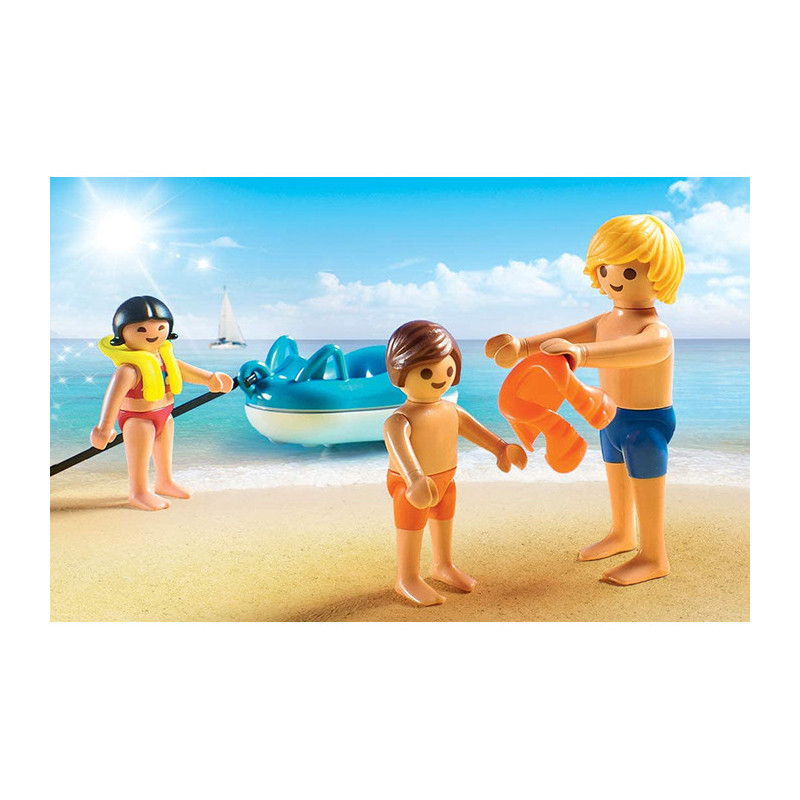 Bateau avec Bouées et Vacanciers - PLAYMOBIL - Dès 4 ans