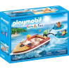 Bateau avec Bouées et Vacanciers - PLAYMOBIL - Dès 4 ans