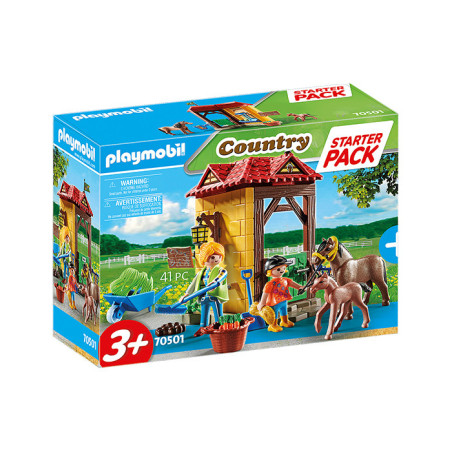 Starter Pack Box et Poneys PLAYMOBIL - Dès 3 ans