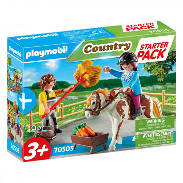 Starter Pack Cavalière PLAYMOBIL - Dès 3 ans 