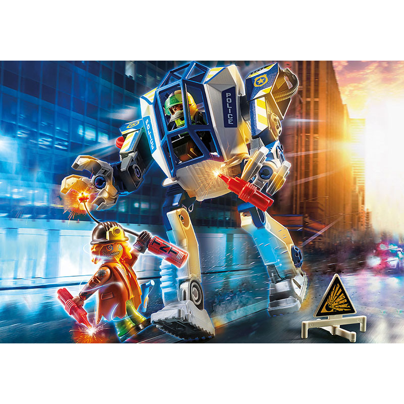 Police Robot de Police  PLAYMOBIL - Dès 4 ans