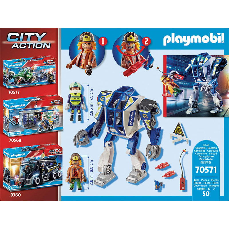 Police Robot de Police  PLAYMOBIL - Dès 4 ans