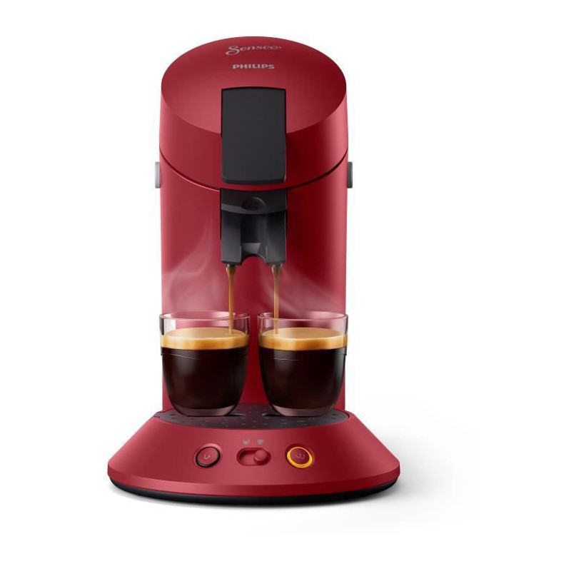 Machine à café Dosettes Senseo 1450W Rouge PHILIPS - CSA210/91