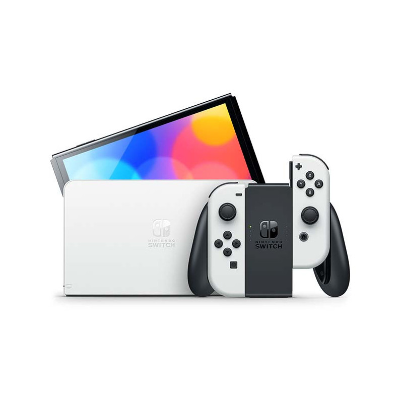 Nintendo Switch OLED Zelda Tears Of The Kingdom Occasion - 64 Go, Joy-Cons Or, Boîte Originale
