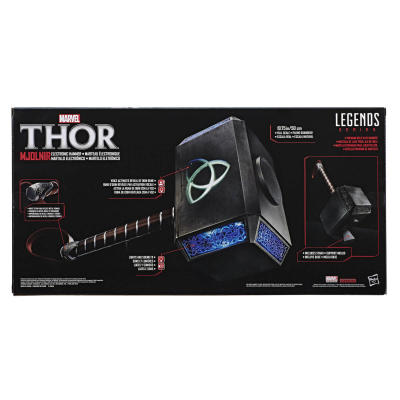 Marteau de Thor Electronique Mjolnir 50 cm Marvel Legend Series HASBRO - 75090008458