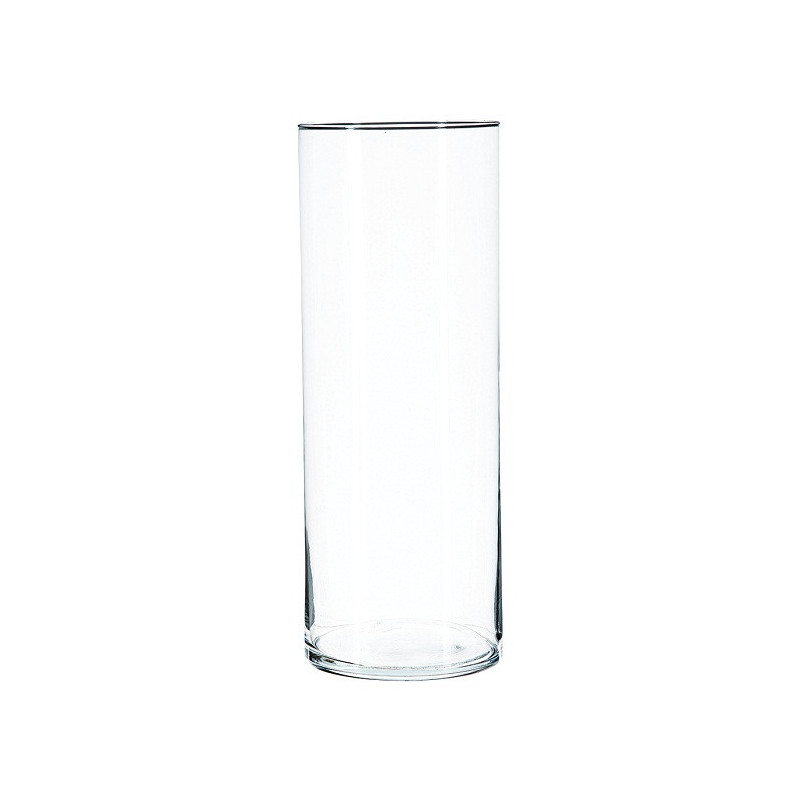 Vase Cylindre H40 cm Transparent