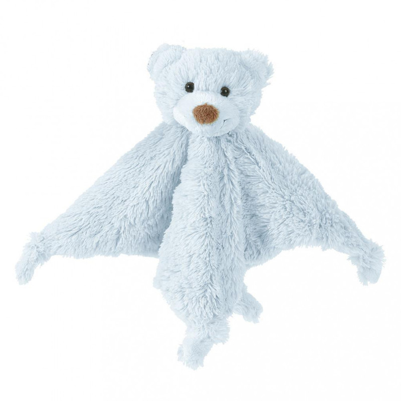 Peluche ours bleu Boogy - HAPPY HORSE - Dès la naissance
