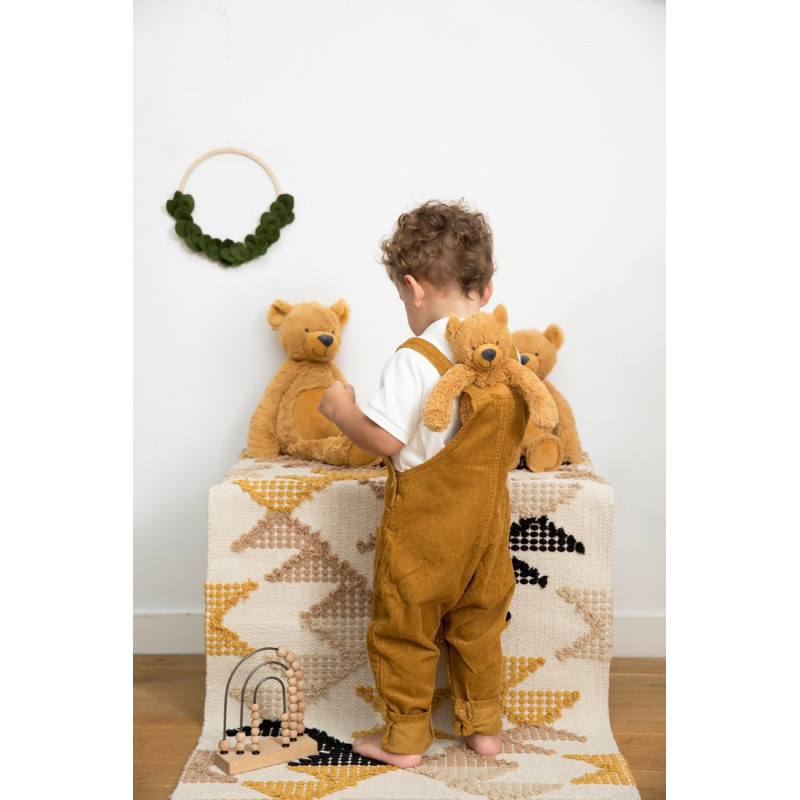 Peluche ours marron Bradley - HAPPY HORSE - Dès la naissance