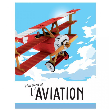 L'avion 3D L'histoire de l'aviation - SASSI JUNIOR - Dès 6 ans