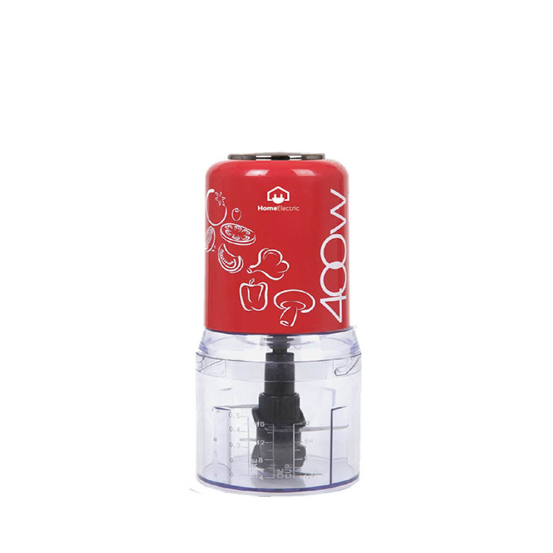 Mini-hachoir 500ml rouge - 7LINE - HFP501-R