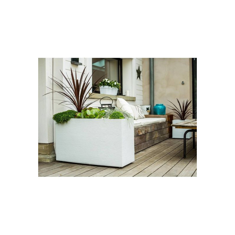 JARDINIERE 99,5 x 39 x 60 116L BLANC