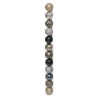 Boule de Noël 60mm x 12 Bois d'Argent - FERRIC LIGHTS AND CHRISTMAS - 129154L2