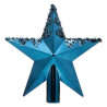 Cimier de sapin étoile 22cm Bleu/Doré - FEERIC LIGHTS AND CHRISTMAS - 142419BO