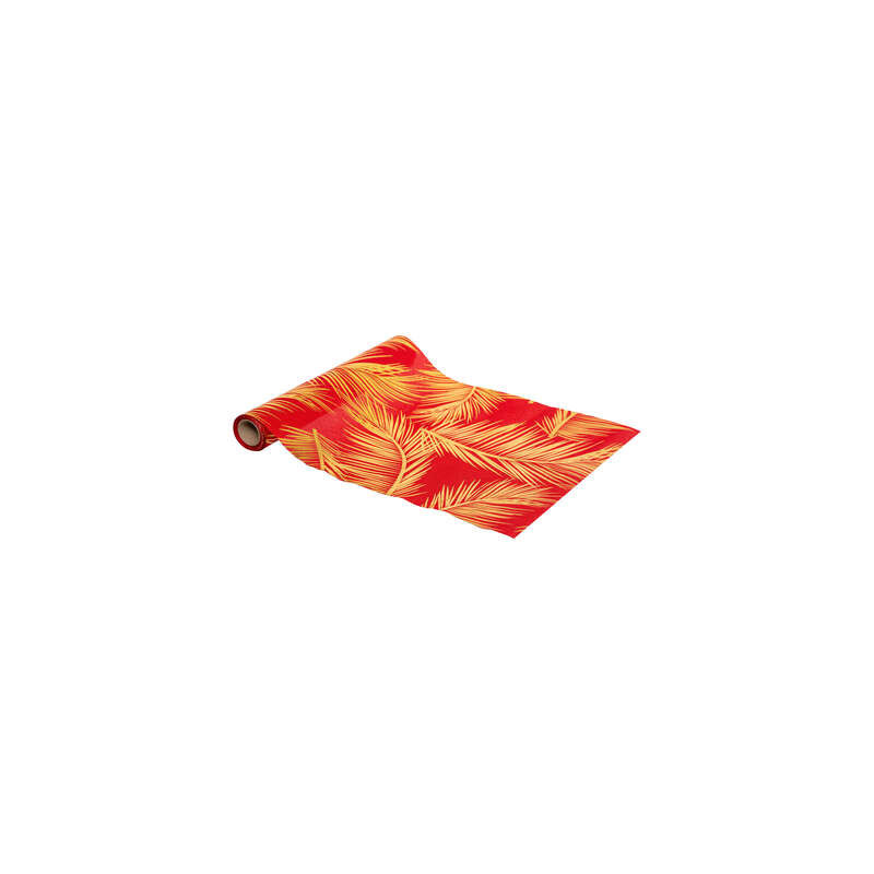 Chemin de table en tissu polyester Hot 28x300cm Rouge 