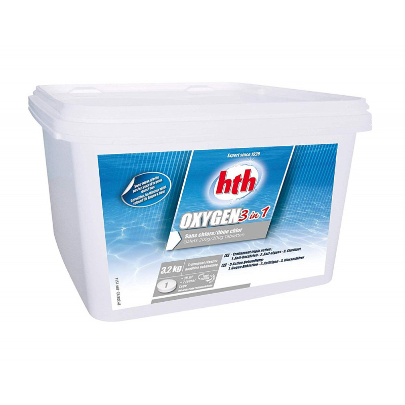 Galet multifonction 3 en 1 HTH OXYGEN 3.2 kg