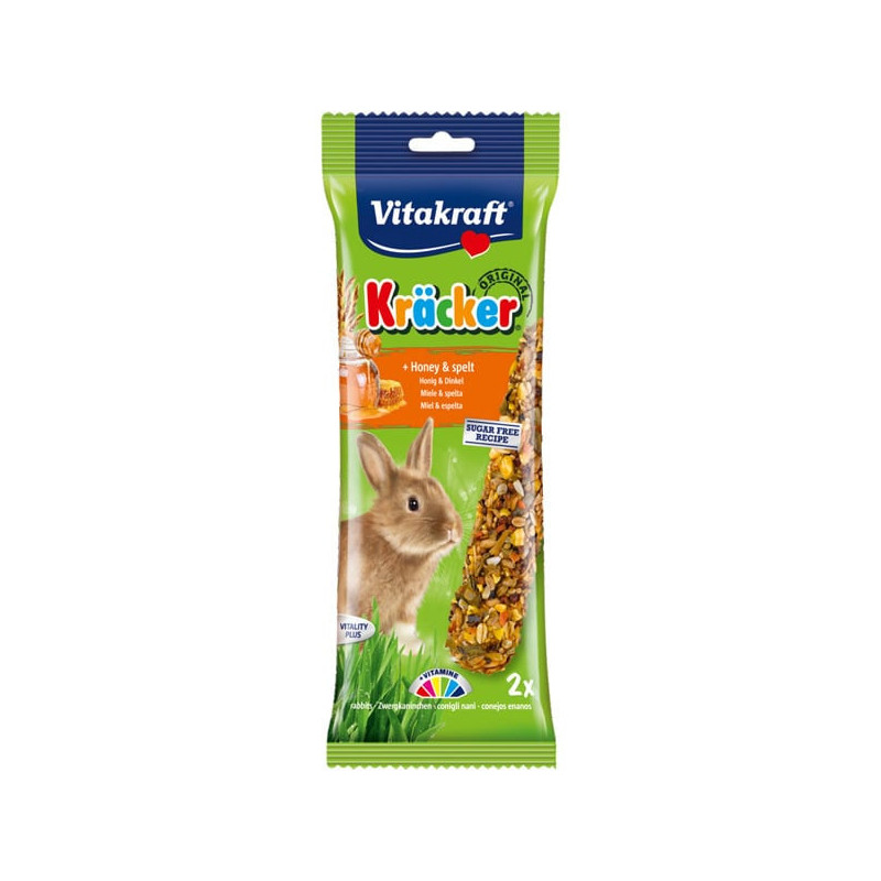 Barres Cracker Miel Lapins Honey & Spelt Vitakraft