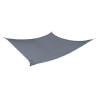 Voile d'ombrage carré Square 290x290 cm gris GIFI