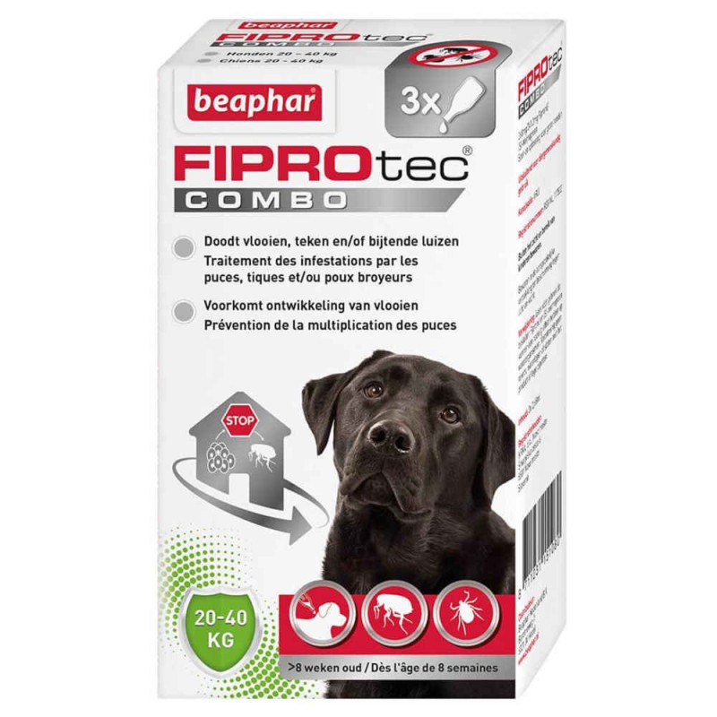 Pipette Fiprotec Anti-tiques Grand Chien BEAPHAR
