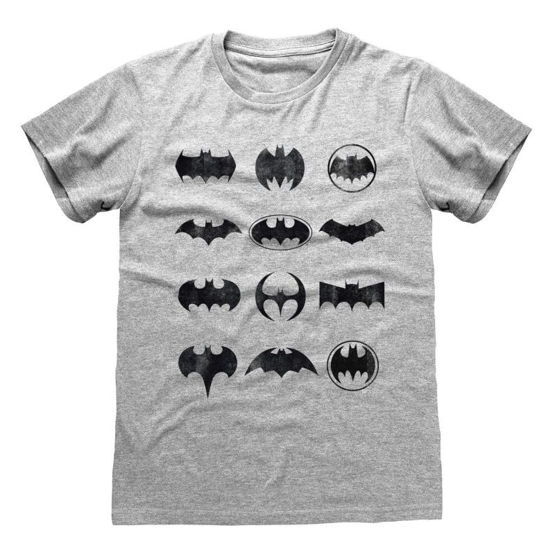 T-shirt Batman Icons L Gris - HEROES - 80180016407