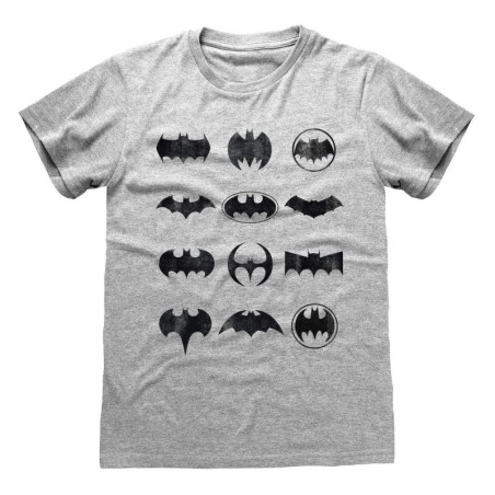 T-shirt Batman Icons L Gris - HEROES - 80180016407