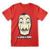 T-shirt Mask & Logo Casa De Papel M Rouge - IT - 80180016460