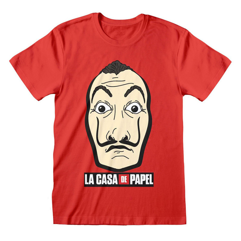 T-shirt Mask & Logo Casa De Papel L Rouge - IT - 80180016461