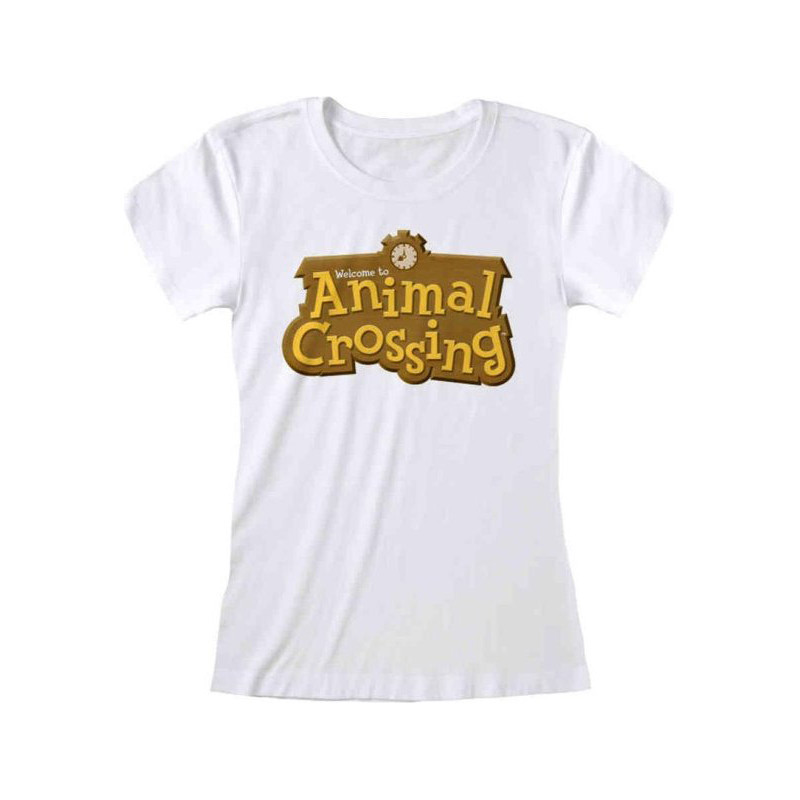 T-shirt Animal Crossing 3D Logo S Blanc - HEROES - 80180016472