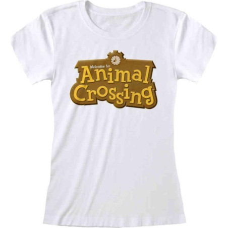 T-shirt Animal Crossing 3D Logo S Blanc - HEROES - 80180016472