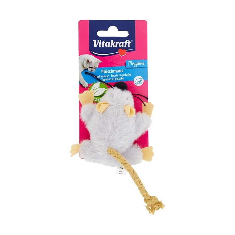 Jouet Souris Corde + Herbe à Chat VITAKRAFT