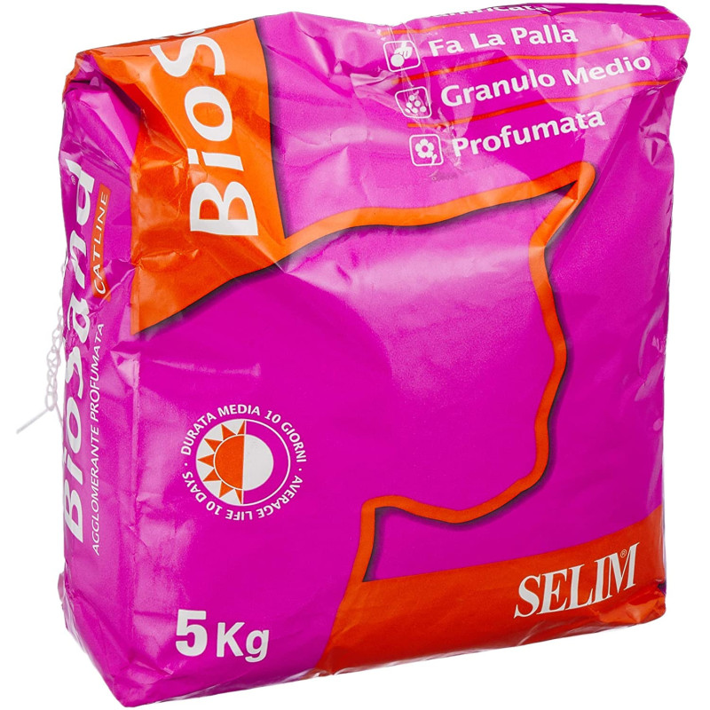 Litière Chat Agglomérante Parfumée 5 kg - Biosand