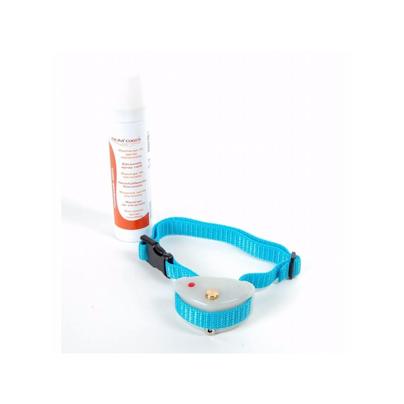 Collier Anti-aboiement Canicalm Spray Noir Citronnelle Num'Axes