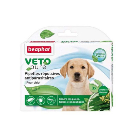 Pipette chiot x3 insectifuge Vetopure BEAPHAR